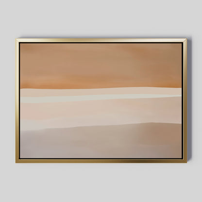 Sahara Sunset Abstract Oil Painting for Modern Home Decor