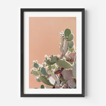 Vibrant Cactus Landscape Oil Painting for Modern Decor