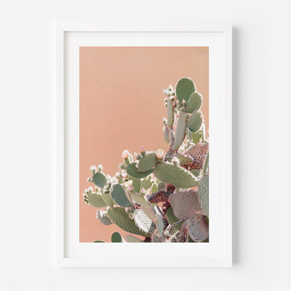 Vibrant Cactus Landscape Oil Painting for Modern Decor