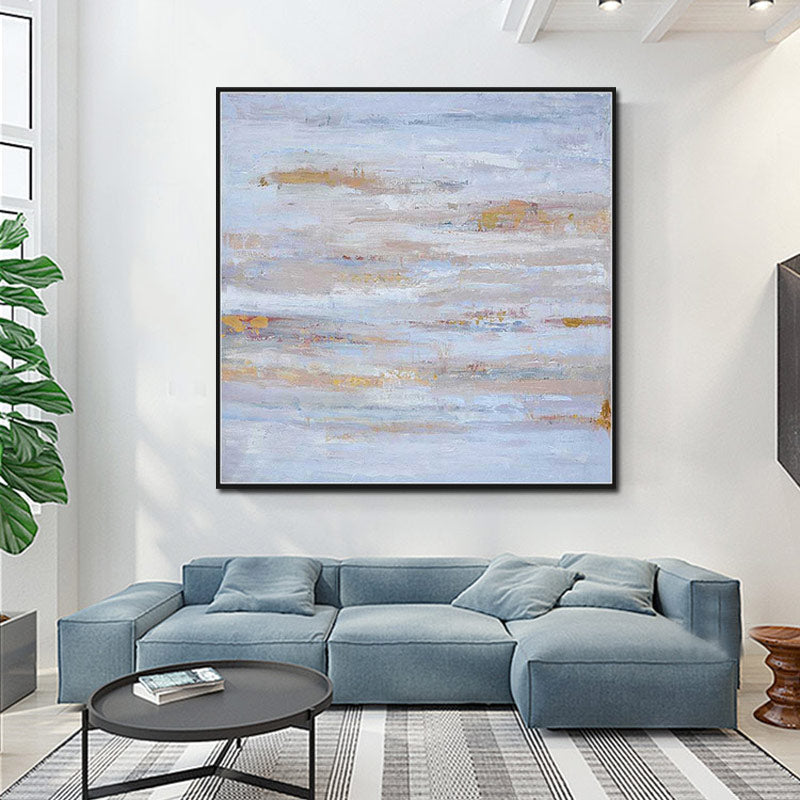 Tranquil Sand Dunes Oil Painting for Serene Home Decor and Relaxing Spaces