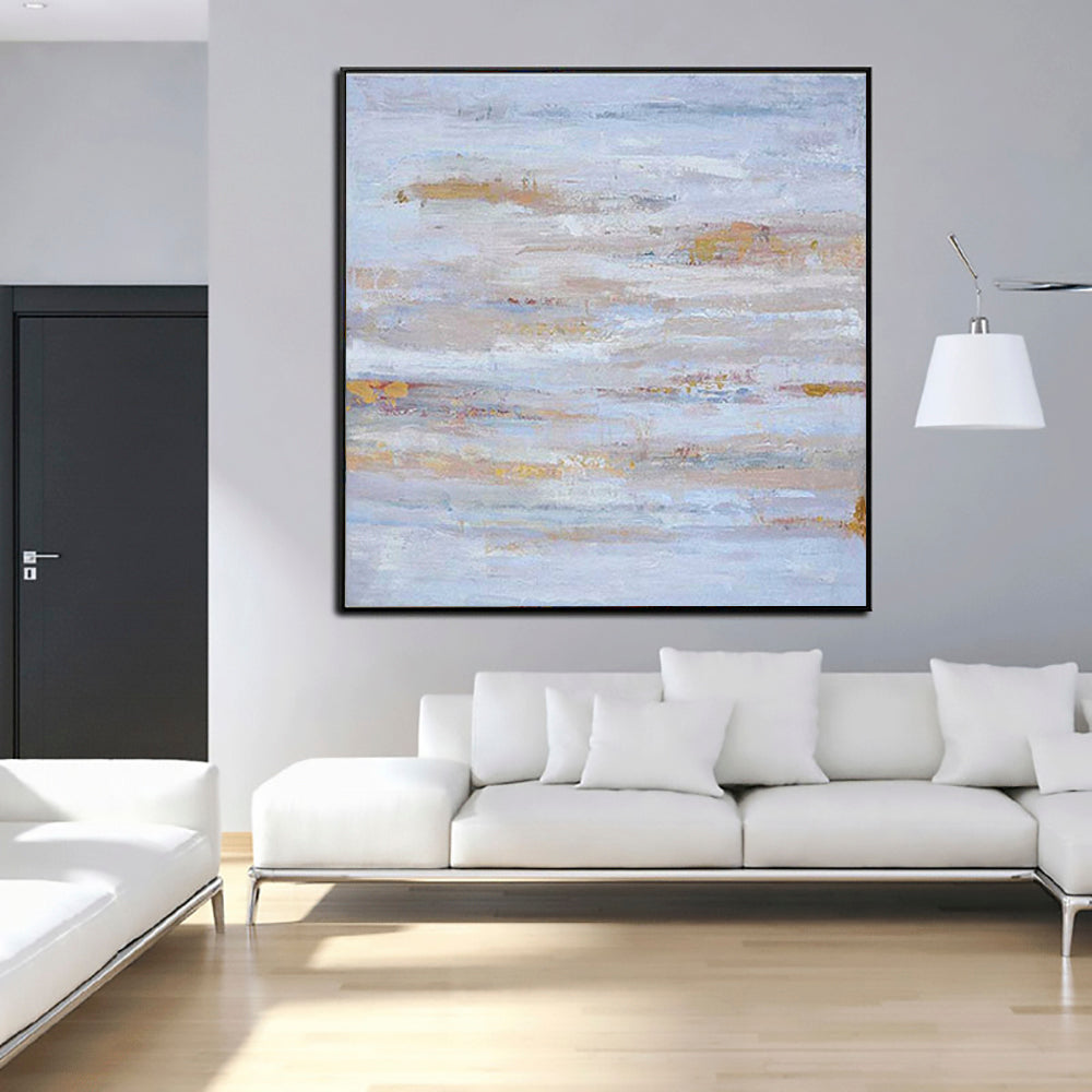 Tranquil Sand Dunes Oil Painting for Serene Home Decor and Relaxing Spaces