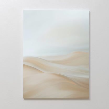 Abstract Serene Peaks Oil Painting for Tranquil Home Décor