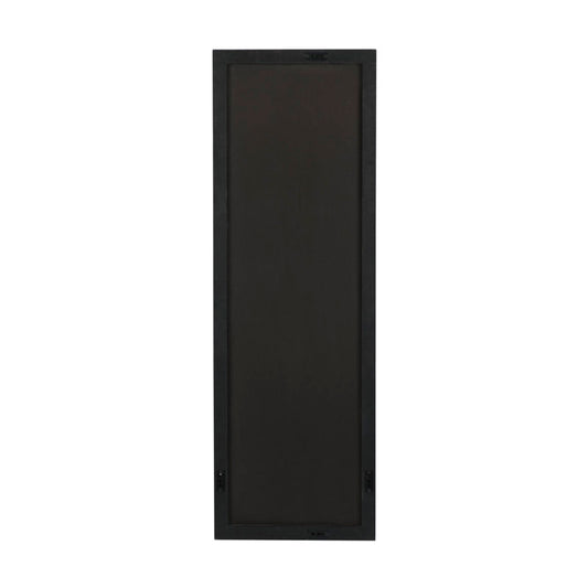 Modern Black Shadow Box Oil Painting Art on Wood for Contemporary Decor