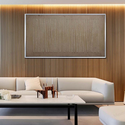 Minimalist Abstract Oil Painting for Modern Home Decor