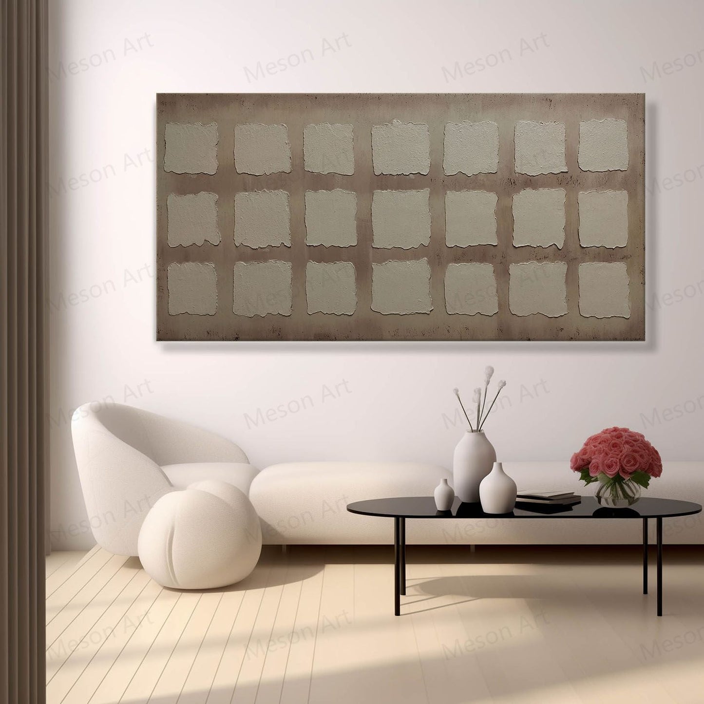 Minimalist Wabi-Sabi Abstract Wall Art for Modern Home Decor
