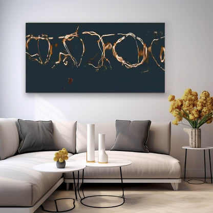 Abstract Minimalist Oil Painting for Modern Home Decor