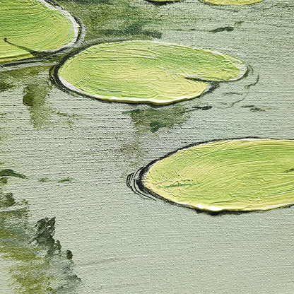 impressionist Water Lilly European Scenic Oil Painting 140IW