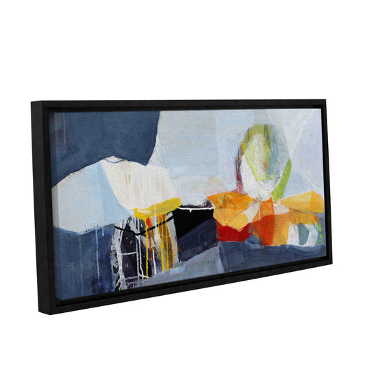 Vibrant Abstract Oil Painting of Colorful Still Life on Canvas