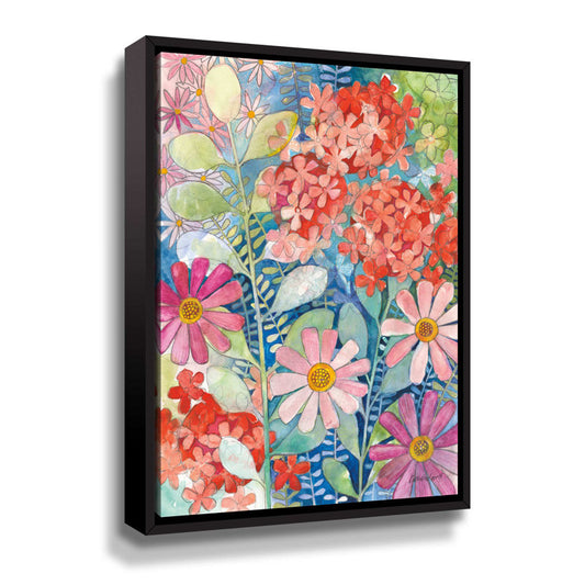 Vibrant Floral Oil Painting for Bright Summer Home Decor