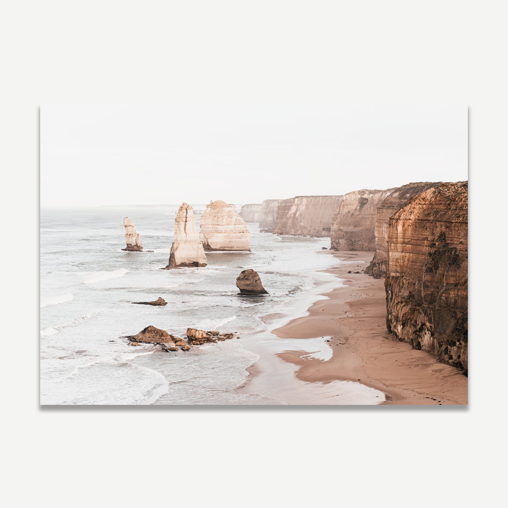 Tranquil Sunrise Over the Majestic Twelve Apostles Coastline Painting