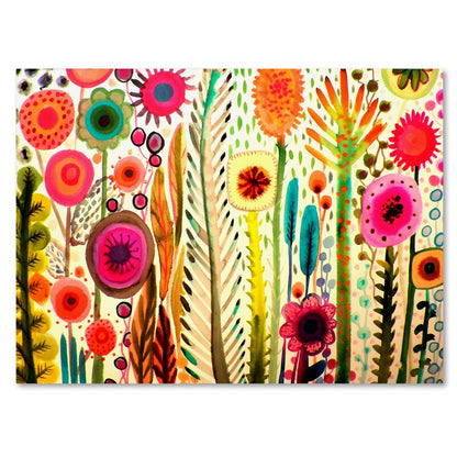 Vibrant Spring Floral Oil Painting
