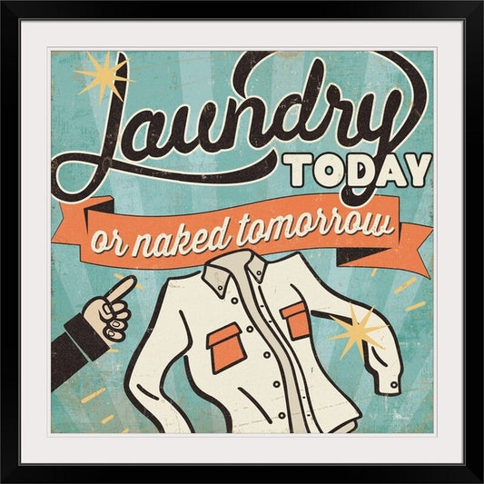 Whimsical Laundry Art - Retro Style Oil Painting for Modern Home Décor