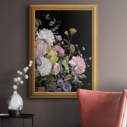 Elegant Floral Baroque Oil Painting | Vibrant Nature-Inspired Artwork for Home Decor