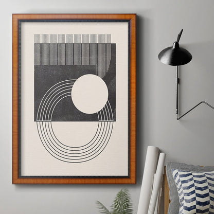 Modern Geometric Abstract Oil Painting - Premium Framed Art for Home D√©cor