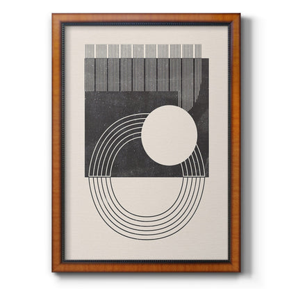 Modern Geometric Abstract Oil Painting - Premium Framed Art for Home D√©cor