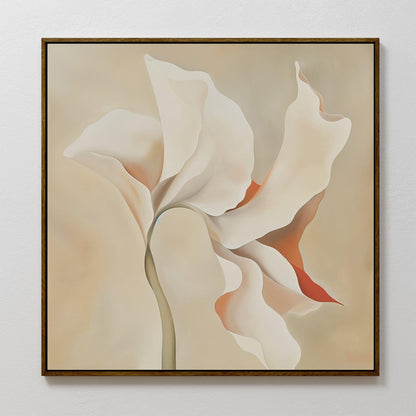 Elegant Abstract Floral Oil Painting for Home Decor and Art Lovers
