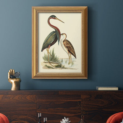 Elegant Water Birds Oil Painting for Nature Lovers and Home Decor