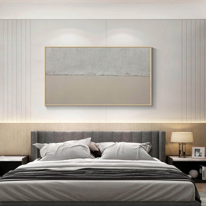Serene Minimalist Abstract Oil Painting for Modern Home Decor