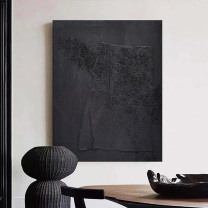 Textured Minimalist Abstract Oil Painting for Modern Home Decor