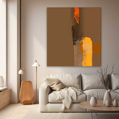 Contemporary Minimalist Oil Painting for Modern Interior Decor