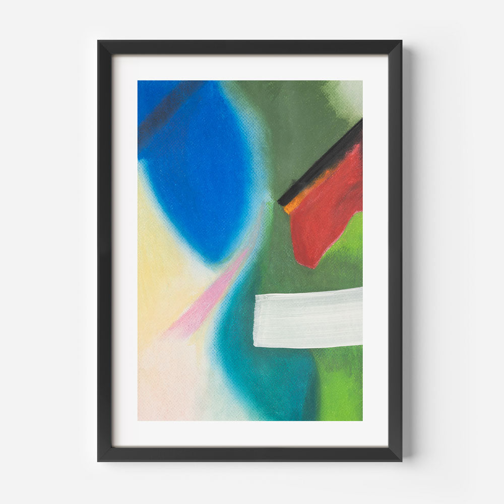 Abstract Colorful Oil Painting for Contemporary Home Decor