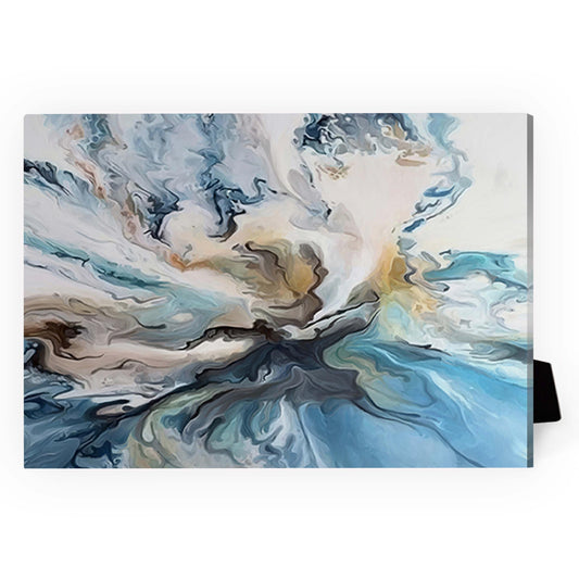 Stunning Abstract Ocean Oil Painting for Modern Home Decor