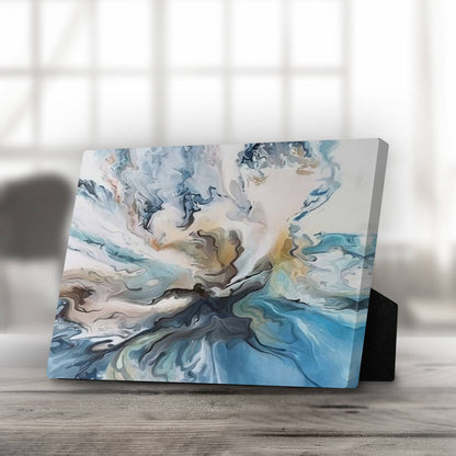 Stunning Abstract Ocean Oil Painting for Modern Home Decor