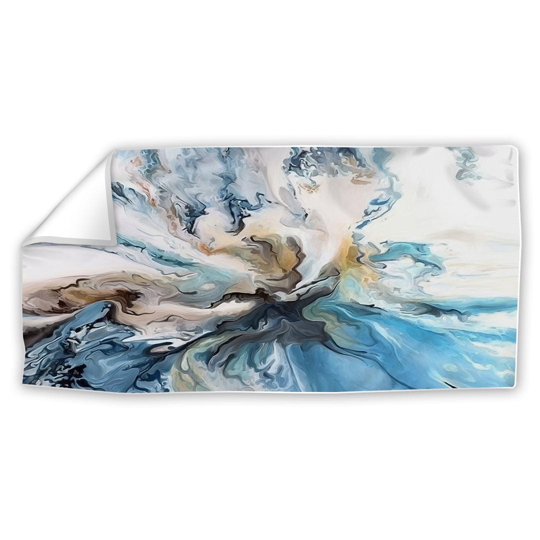 Stunning Abstract Ocean Wave Oil Painting for Modern Home Decor