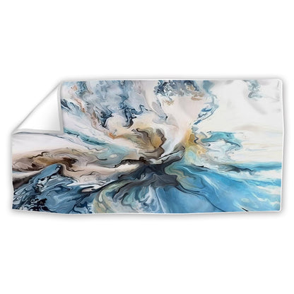 Stunning Abstract Ocean Wave Oil Painting for Modern Home Decor