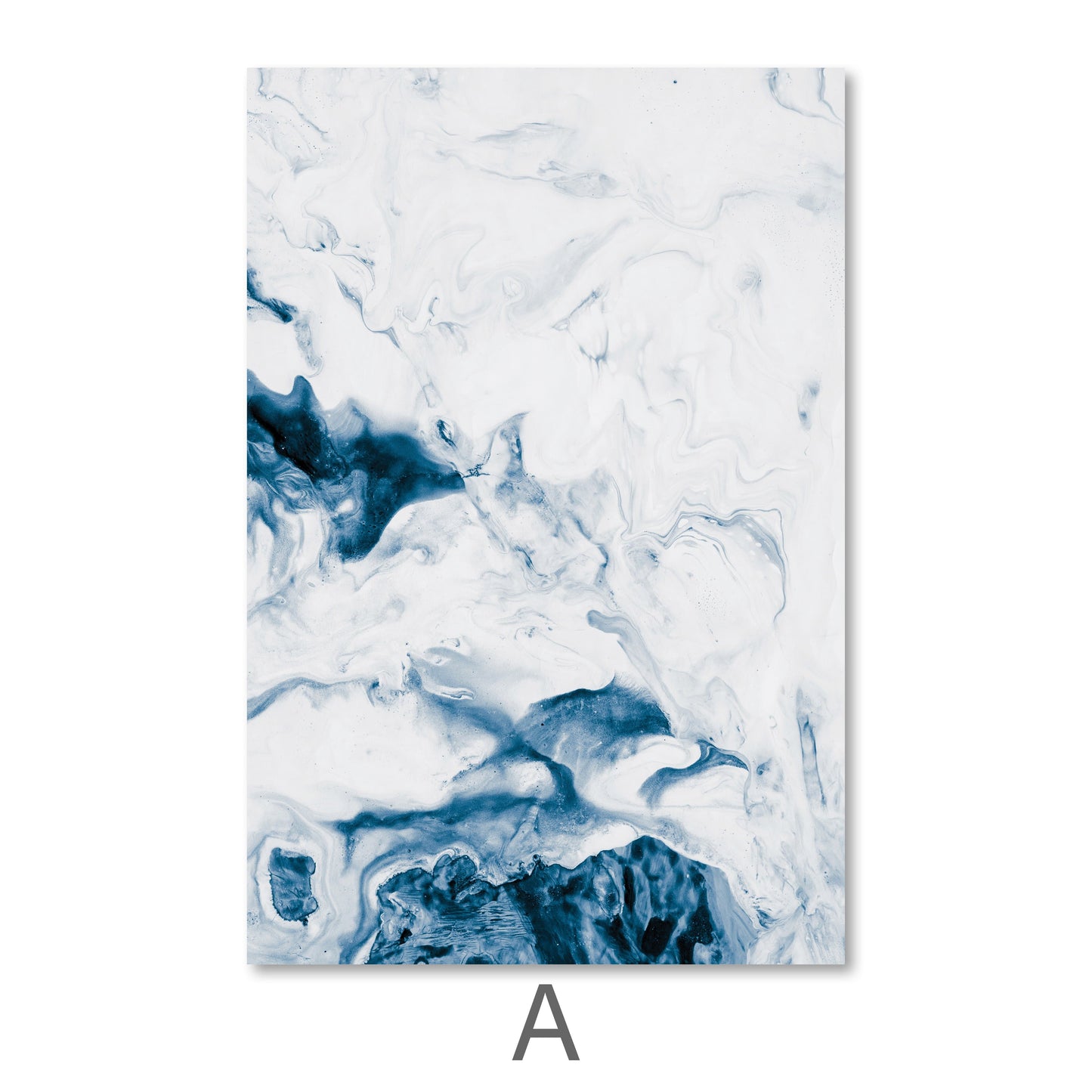 Serene Abstract Watercolor Landscape Oil Painting for Elegant Home Decor