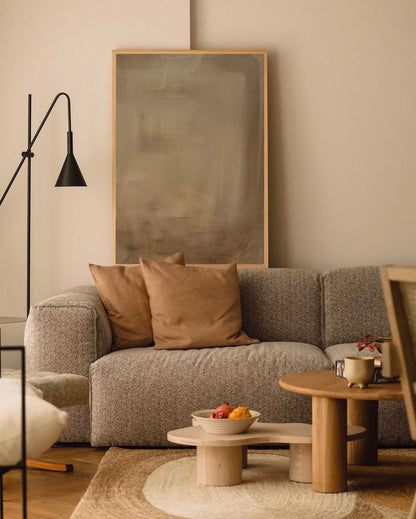 Elegant Minimalist Abstract Oil Painting for Modern Home Decor