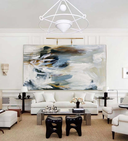 Contemporary Abstract Oil Painting for Modern Home Décor – Unique Wall Art Design