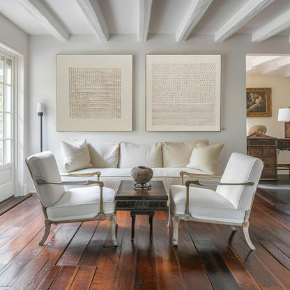 Contemporary Abstract Duo for Modern Home Decor and Artistic Touch