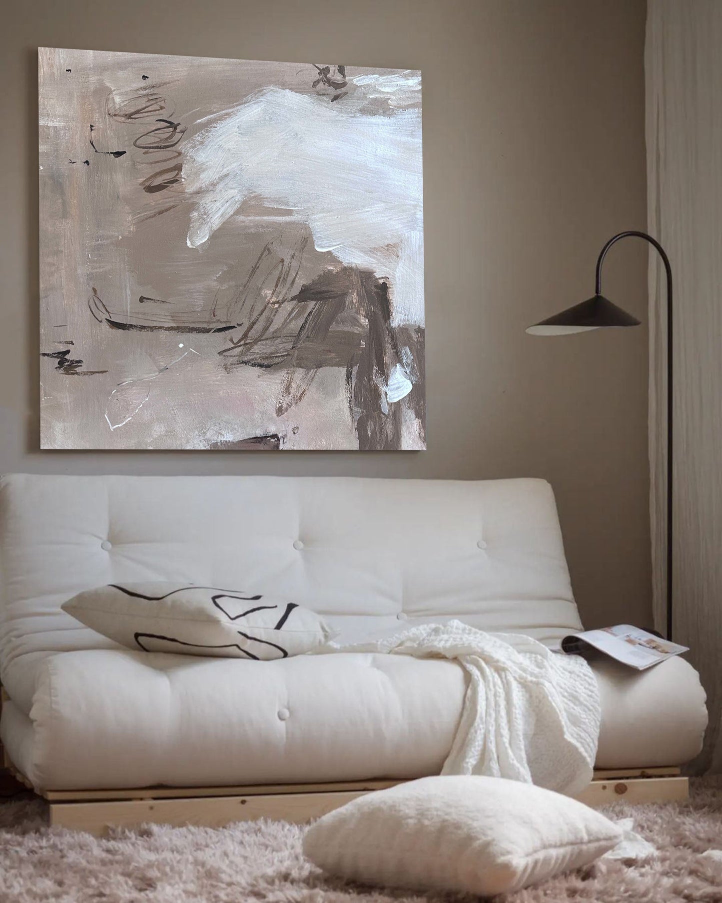 Contemporary Abstract Oil Painting for Modern Home Decor