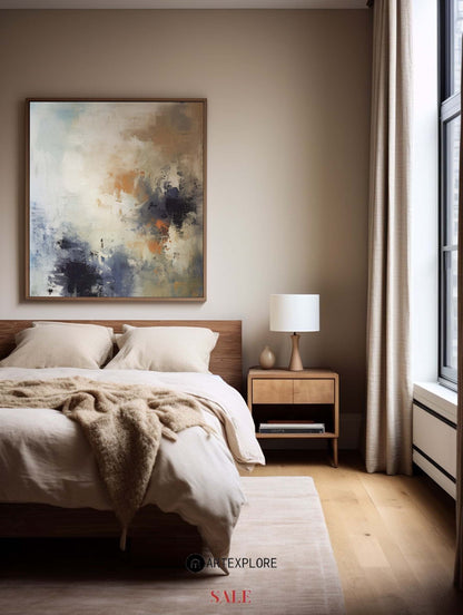 Contemporary Abstract Oil Painting for Modern Home Decor and Artistic Expression