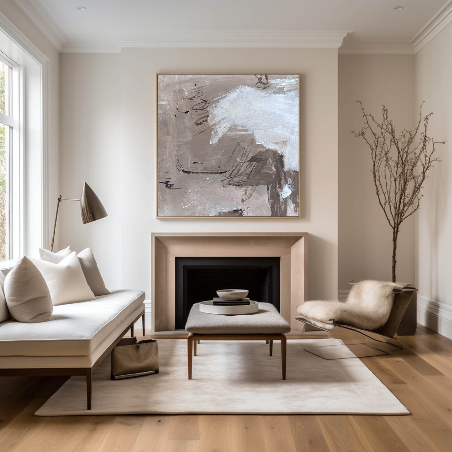 Contemporary Abstract Oil Painting for Modern Home Decor