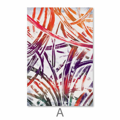 Vibrant Abstract Oil Painting Trio for Modern Home Aesthetic