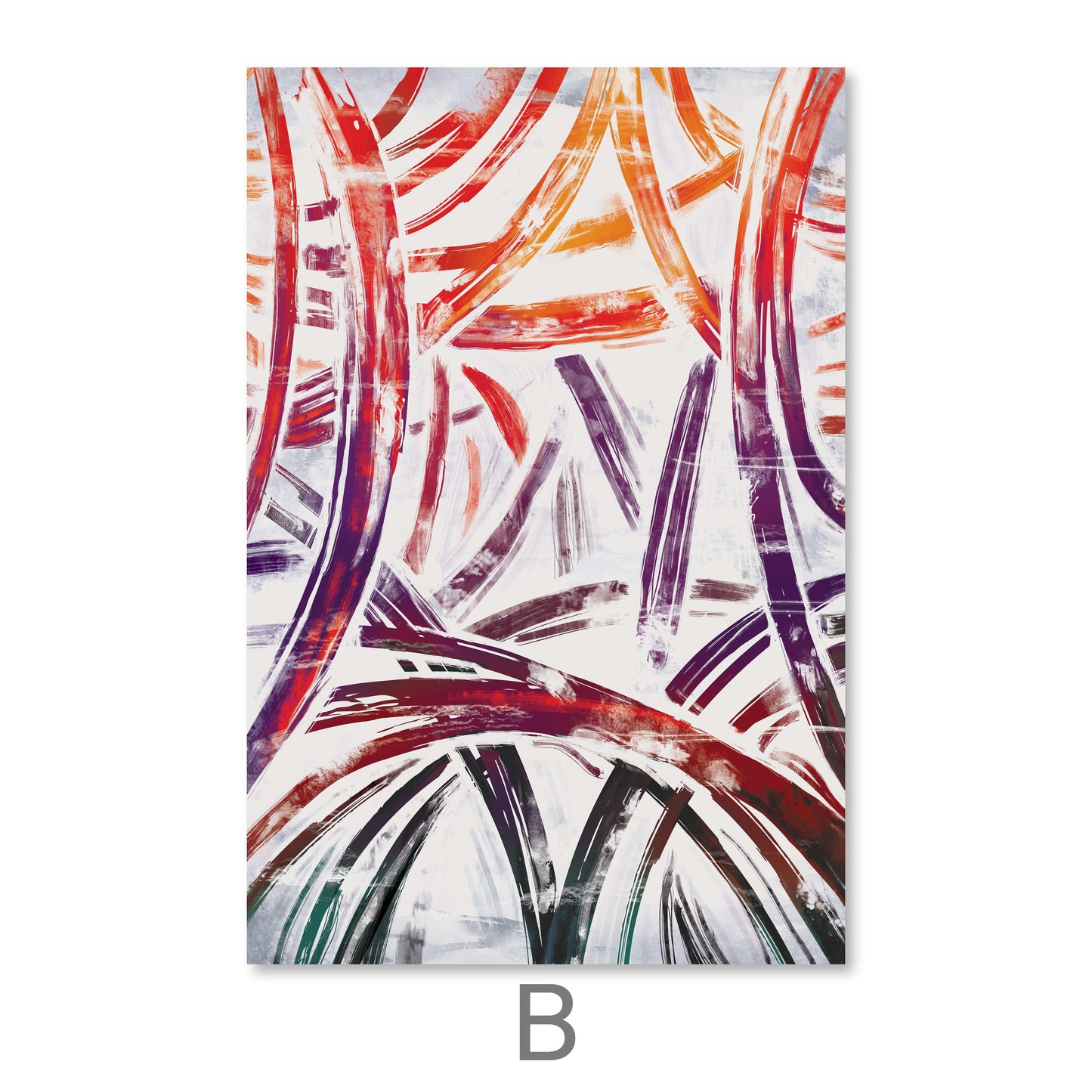 Vibrant Abstract Oil Painting Trio for Modern Home Aesthetic