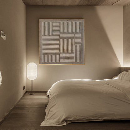 Elegant Wabi-Sabi Oil Painting for Modern Minimalist Wall Art Decor