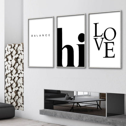 Abstract Balance Art: Modern Canvas for Elegant Home Decor