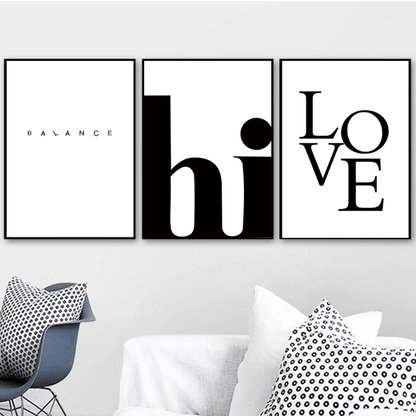 Abstract Balance Art: Modern Canvas for Elegant Home Decor