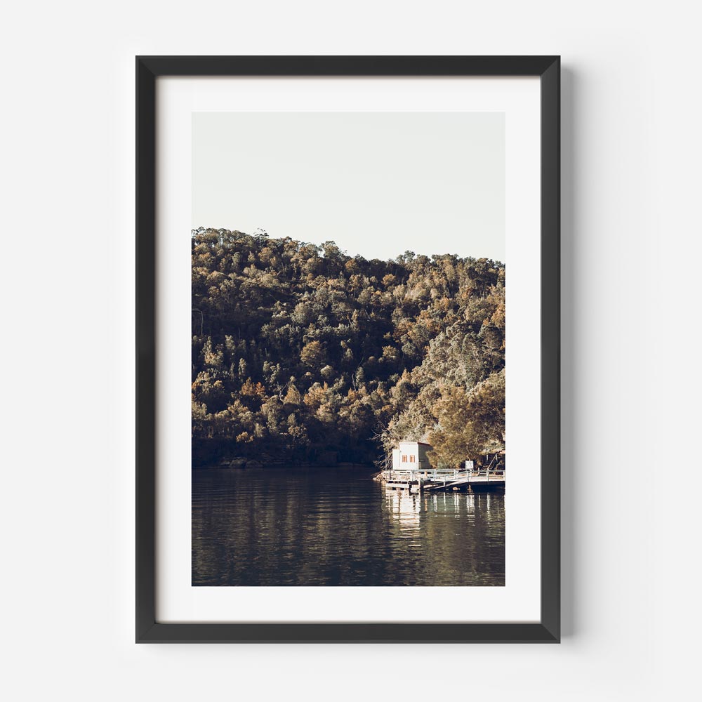 Tranquil Oil Painting of Bantry Bay with Serene Waters and Lush Greenery