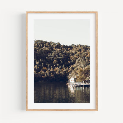 Tranquil Oil Painting of Bantry Bay with Serene Waters and Lush Greenery