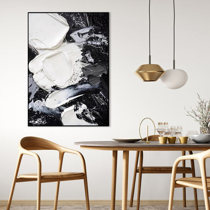 Stunning Monochrome Oil Painting for Modern Home Decor and Unique Art Collection