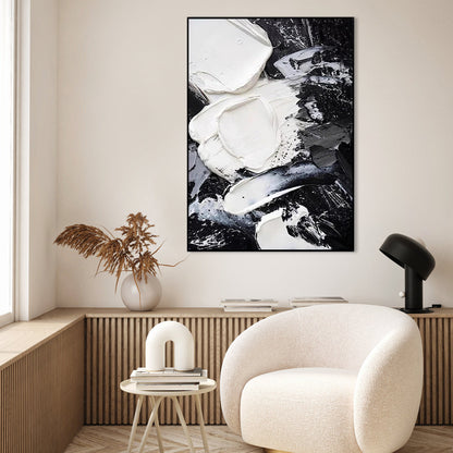 Stunning Monochrome Oil Painting for Modern Home Decor and Unique Art Collection