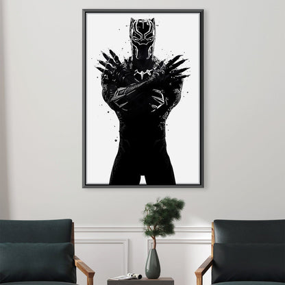 Stunning Black Panther Oil Painting for Modern Home Decor