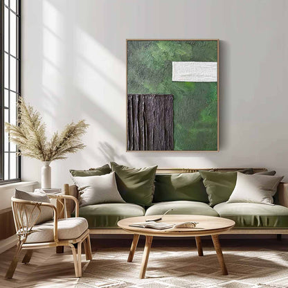 Abstract Minimalist Oil Painting for Modern Home Decor