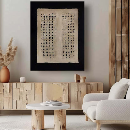 Abstract Minimalist Oil Painting for Modern Home Decor