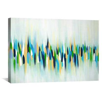 Vibrant Abstract Oil Painting for Modern Home Decor