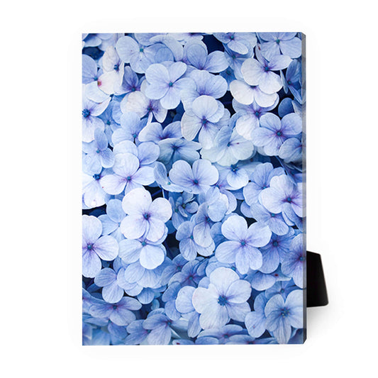 Stunning Blue Floral Oil Painting for Elegant Home Decor